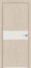 Дверь Каркасно-Щитовая Triadoors Modern Лиственница Кремовая 707 ПО Без Стекла с Декором Белоснежно-Матовый / Триадорс