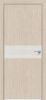 Дверь Каркасно-Щитовая Triadoors Modern Лиственница Кремовая 707 ПО Без Стекла с Декором Дуб Патина Золото / Триадорс