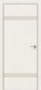 Дверь Каркасно-Щитовая Triadoors Modern Мелинга Белая 704 ПО Без Стекла с Декором Дуб Серена Керамика / Триадорс
