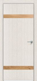 Дверь Каркасно-Щитовая Triadoors Modern Дуб Французский 704 ПО Без Стекла с Декором Дуб Винчестер Светлый / Триадорс