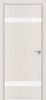 Дверь Каркасно-Щитовая Triadoors Modern Дуб Французский 704 ПО Без Стекла с Декором Белый Глянец / Триадорс