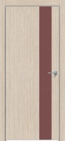 Дверь Каркасно-Щитовая Triadoors Modern Лиственница Кремовая 703 ПО Без Стекла с Декором Лофт Ред / Триадорс