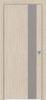 Дверь Каркасно-Щитовая Triadoors Modern Лиственница Кремовая 703 ПО Без Стекла с Декором Дуб Серена Каменно-Серый / Триадорс