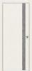 Дверь Каркасно-Щитовая Triadoors Modern Мелинга Белая 702 Без Стекла с Декором Бетон Темно-Серый / Триадорс