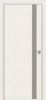 Дверь Каркасно-Щитовая Triadoors Modern Мелинга Белая 702 Без Стекла с Декором Дуб Серена Каменно-Серый / Триадорс