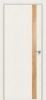 Дверь Каркасно-Щитовая Triadoors Modern Мелинга Белая 702 Без Стекла с Декором Дуб Винчестер Светлый / Триадорс