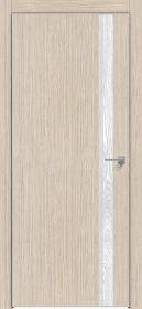 Дверь Каркасно-Щитовая Triadoors Modern Лиственница Кремовая 702 Без Стекла с Декором Дуб Патина Серый / Триадорс