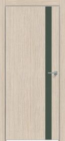 Дверь Каркасно-Щитовая Triadoors Modern Лиственница Кремовая 702 Без Стекла с Декором Дарк Грин / Триадорс