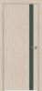 Дверь Каркасно-Щитовая Triadoors Modern Лиственница Кремовая 702 Без Стекла с Декором Дарк Грин / Триадорс