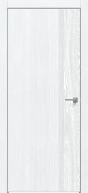 Дверь Каркасно-Щитовая Triadoors Future Дуб Серена Белый Кристалл 708 ПО Без Стекла с Декором Дуб Патина Серый / Триадорс