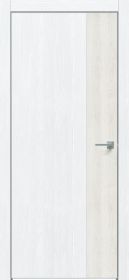 Дверь Каркасно-Щитовая Triadoors Future Дуб Серена Белый Кристалл 708 ПО Без Стекла с Декором Дуб Патина Золото / Триадорс