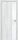 Дверь Каркасно-Щитовая Triadoors Future Дуб Патина Серый 708 ПО Без Стекла с Декором Белый Глянец / Триадорс