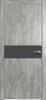 Дверь Каркасно-Щитовая Triadoors Future Дуб Винчестер Серый 707 ПО Без Стекла с Декором Дарк Грей / Триадорс