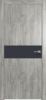 Дверь Каркасно-Щитовая Triadoors Future Дуб Винчестер Серый 707 ПО Без Стекла с Декором Дарк Блю / Триадорс