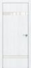 Дверь Каркасно-Щитовая Triadoors Future Дуб Серена Белый Кристалл 704 ПО со Стеклом Лакобель Белый / Триадорс