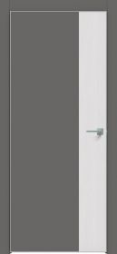 Межкомнатная Дверь Каркасно-Щитовая Triadoors Concept Медиум Грей 709 ПО Без Стекла с Декором Дуб Серена Светло-Серая / Триадорс