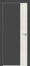 Межкомнатная Дверь Каркасно-Щитовая Triadoors Concept Дарк Грей 709 ПО Без Стекла с Декором Дуб Патина Золото / Триадорс
