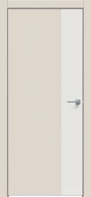 Межкомнатная Дверь Каркасно-Щитовая Triadoors Concept Магнолия 709 ПО Без Стекла с Декором Белоснежно-Матовый / Триадорс