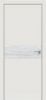 Межкомнатная Дверь Каркасно-Щитовая Triadoors Concept Белоснежно Матовая 707 ПО Без Стекла с Декором Дуб Патина Серый / Триадорс