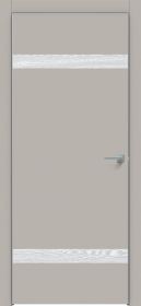 Межкомнатная Дверь Каркасно-Щитовая Triadoors Concept Шелл Грей 704 ПО Без Стекла с Декором Дуб Патина Серая / Триадорс
