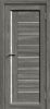 Межкомнатная Дверь Verda Матрикс М-41 Ясень Графит со Стеклом Сатинато / Верда