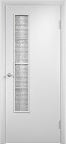 Строительная Дверь Verda ПВХ Пленка 05 Усиленная Белая со Стеклом Армированным / Verda