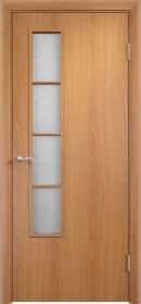 Строительная Дверь Verda Дверь с Четвертью 05 Миланский Орех со Стеклом Бали / Verda
