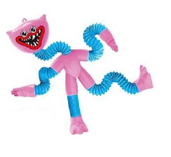 Антистресс-игрушка Хагги Вагги, длинные руки и ноги pop-трубка, трубка гармошка, брелок