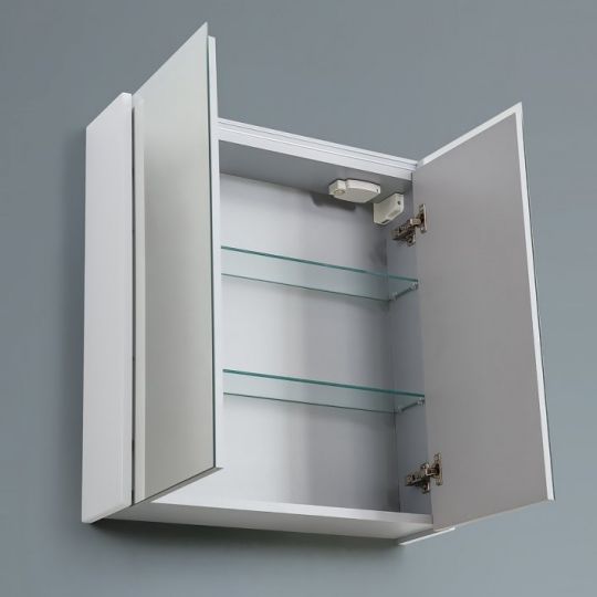 Зеркальный шкаф с 2 распашными дверьми Cezares 84217 ФОТО