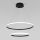 Светодиодный Светильник Подвесной с Пультом Управления Eurosvet 90264/2 Черный, Металл / Евросвет