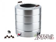 Перегонный куб "Добровар" 51 л. 8 шпилек, ТЭН-Р-версия (1¼") (без крышки)