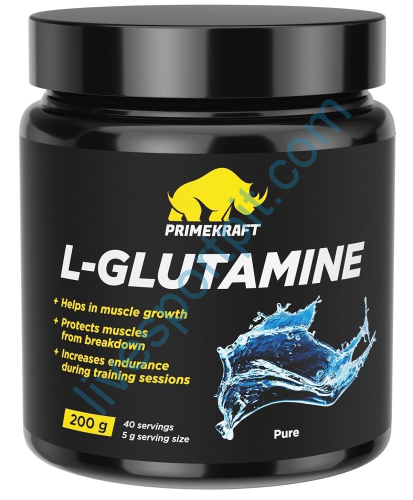 Глютамин L-Glutamine 200 г PRIMEKRAFT