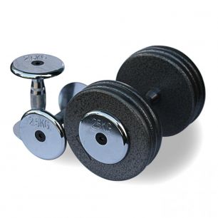 Гантельный ряд хромированный FDS-05 2.5/25kg (10x2,5-25 кг) 