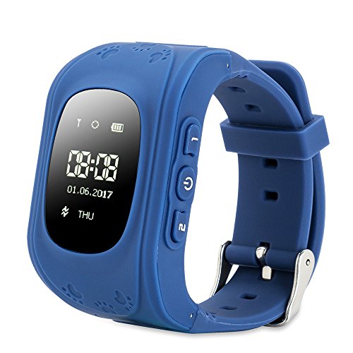 Умные Детские Часы С GPS Smart Baby Watch Q50, Цвет Синий
