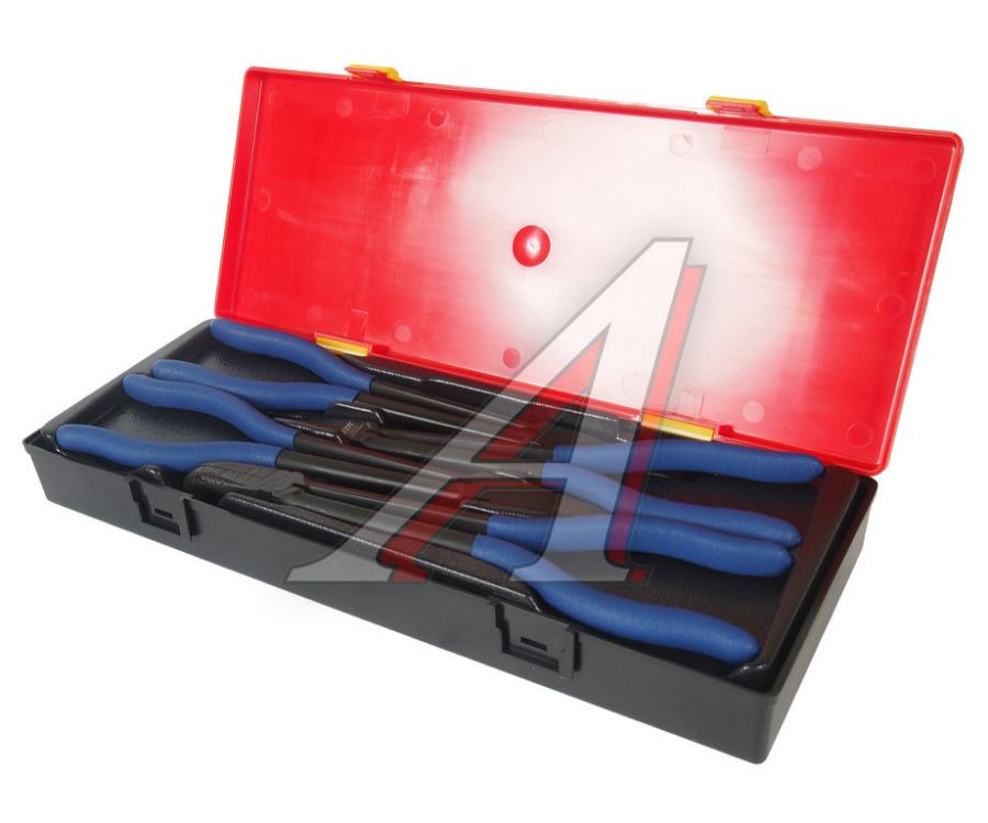 Набор инструментов 4 предмета слесарно-монтажный (клещи удлиненные) в кейсе JTC