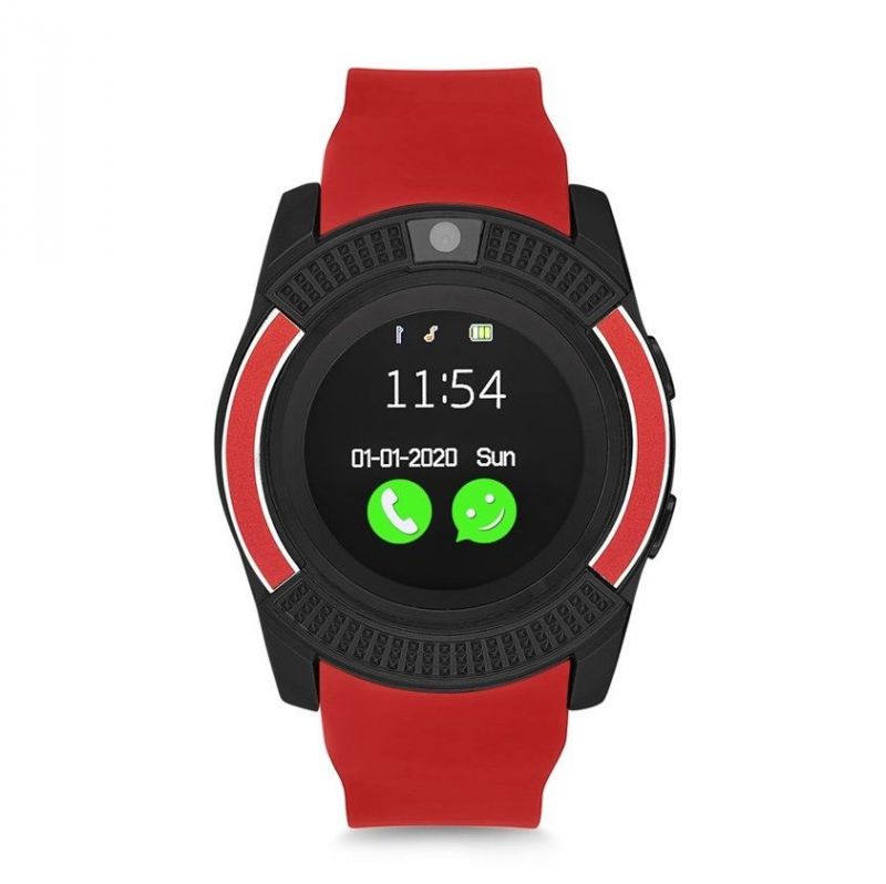 Умные Часы Smart Watch V8, Цвет Красный