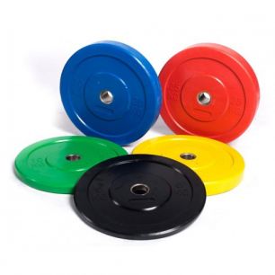 Бамперный диск для кроссфита Fitnessport зелёный 10 кг RCP21-10 