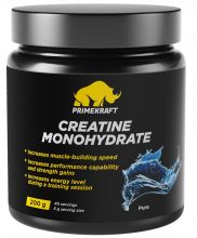 Креатин моногидрат Creatine Monohydrate 200 г PRIMEKRAFT