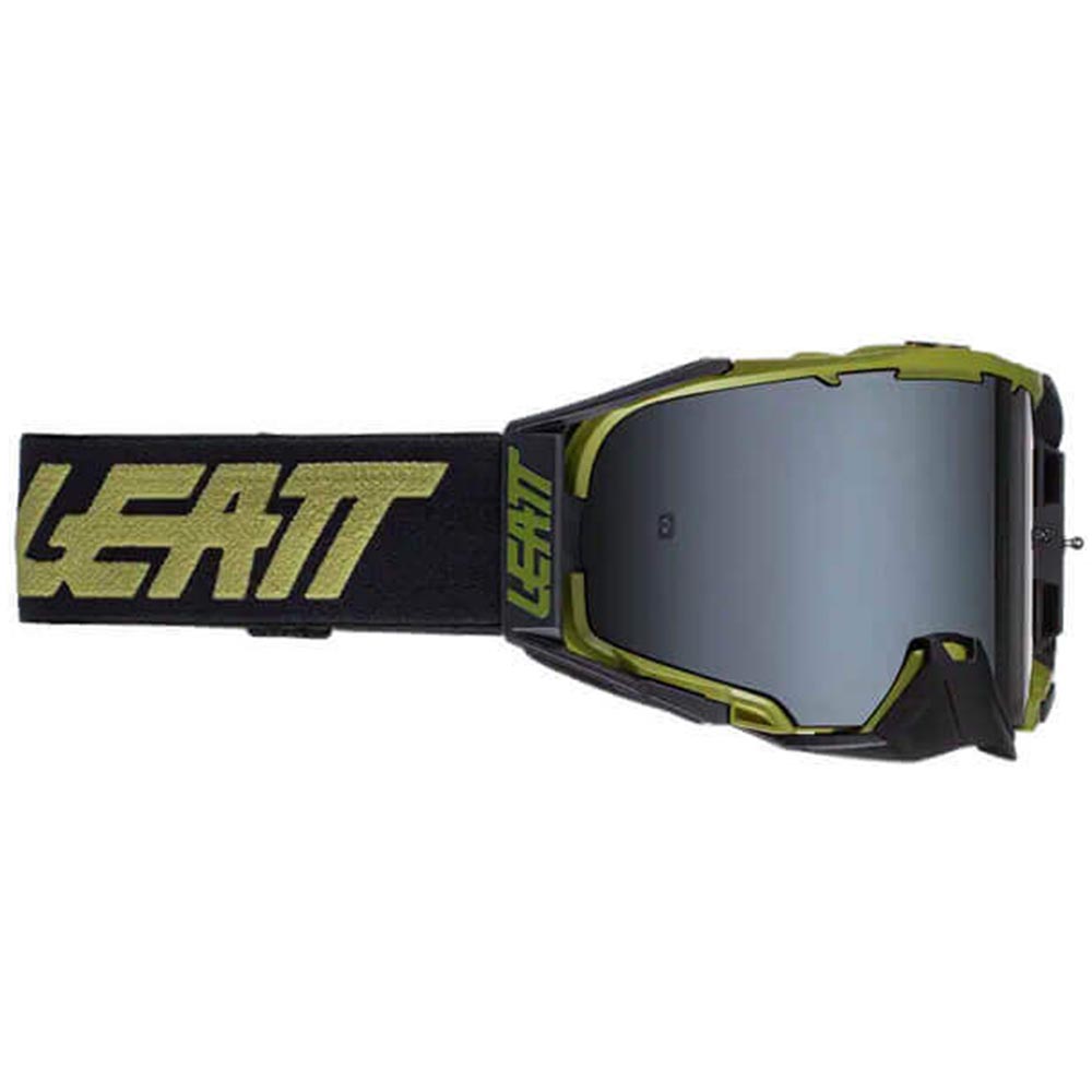 Leatt Velocity 6.5 Desert Sand/Lime Platinum UC 28% (2024) очки для мотокросса и эндуро