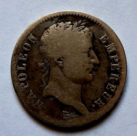 1 франк 1808 Франция Наполеон I XF- VF