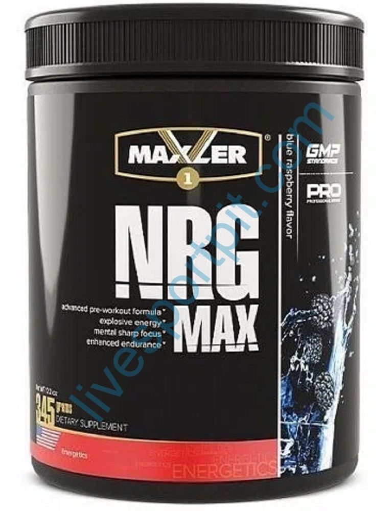 Предтренировочный комплекс NRG Max 345 г Maxler