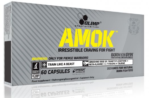 Предтренировочный комплекс Amok 60 капсул Olimp Sport Nutrition
