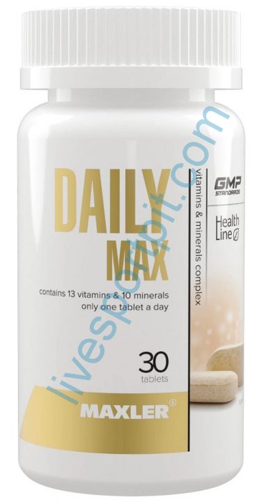 Мультивитамины Daily Max 30 таблеток Maxler