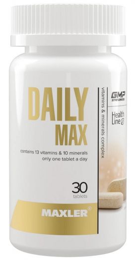 Мультивитамины Daily Max 30 таблеток Maxler
