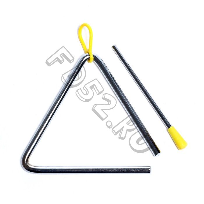 Треугольник хромир. 10 cм с держателем и ударной палочкой (склад)