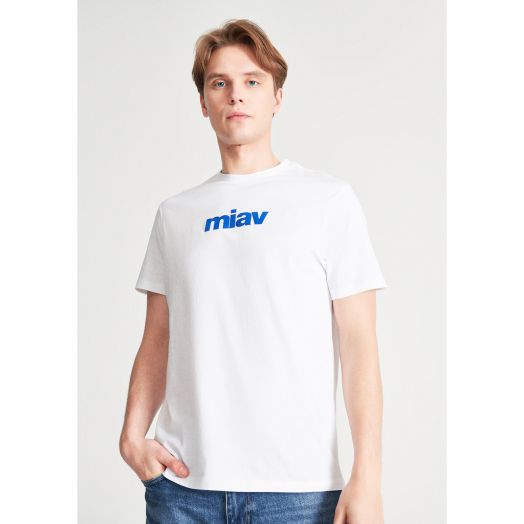 Mavi Белая футболка с принтом Miav 067153-620