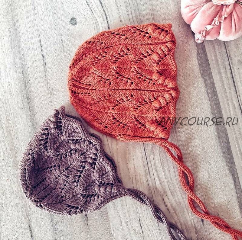 [Вязание] Детский чепчик «Amely bonnet» (baby_knitted_dreams)