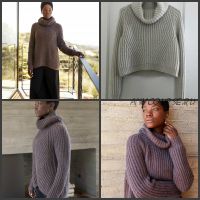 [Вязание] Модный свитер резинкой Vandre (Lori Versaci)