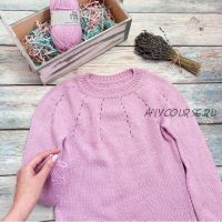 Детский свитер Жасмин (kolechkoknit)