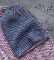 Двусторонняя шапка 'Лапша' (knit_profi)